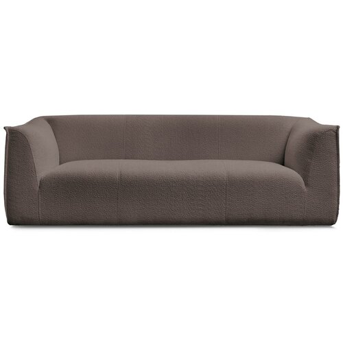 Bobochic Paris Smeđa sofa od bouclé tkanine 242 cm Giorgia – Cene