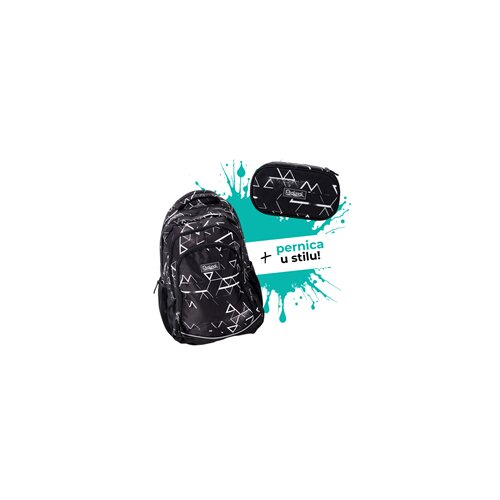 Rucksack Only Komplet Black Lines: ruksak + pernica Cijene
