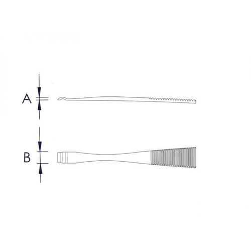 Knipex 92 11 02 pinceta za pozicioniranje 1 komad tupi vrh 145 mm Slike