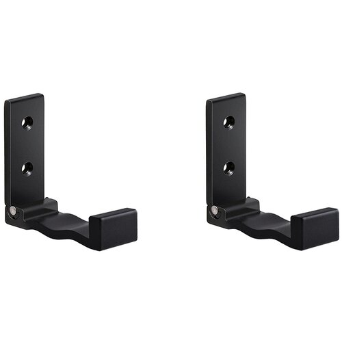INF Zložljive kljuke (2 paketa) &amp;ndash; vesoljski aluminij Black, (21540396) Slike