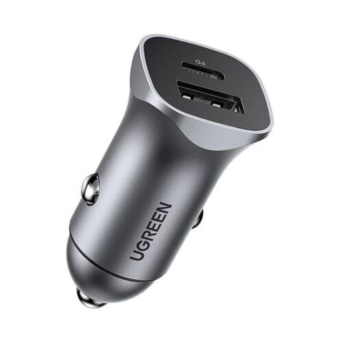 Ugreen CD130 Auto punjač Type C + Type A 24W PD Slike