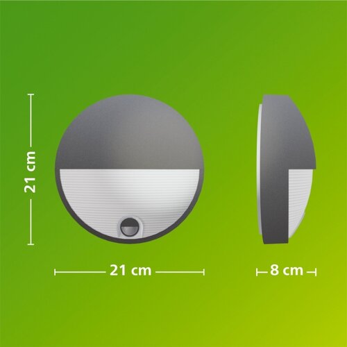 Philips LED Spolja&amp;scaron;nje zidno svetlo sa senzorom CAPRICORN LED/4,3W/230V IP44 Slike
