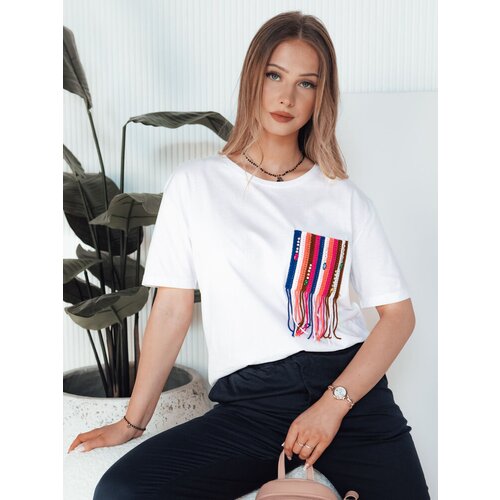 DStreet T-shirt damski FROND biały Cene
