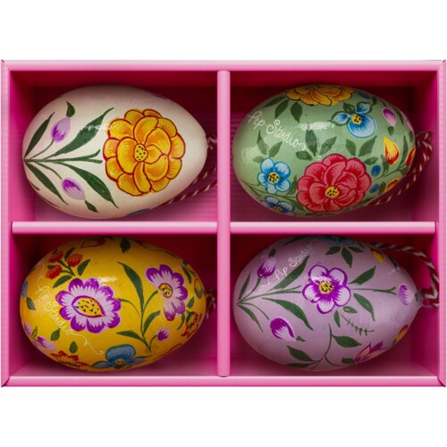 Pip Studio Poslikana velikonočna jajca iz ka&scaron;iranega papirja, večbarvna, 5 x 7 cm - 1 set Cene