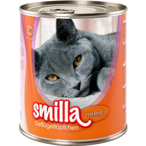 Smilla Varčno pakiranje perutninski lonček 24 x 800 g - Mehka perutnina z govedino Cene