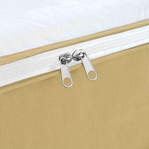  Kutija za pohranu s prozirnim prozorom na vrhu 2 pcs Krem - Krem 2 90 x 48 x 15 cm Cijene