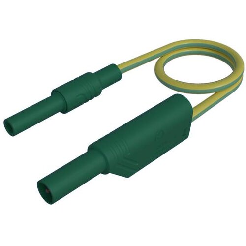 SKS Hirschmann MAL S WS-B 100/2\,5 ge/gn varnostni merilni kabel 4 mm varnostna vtičnica 4 mm varnostni vtič\, z možnostjo zlaganja 100 cm rumeno-zelena 1 kos, (20423244) Cene