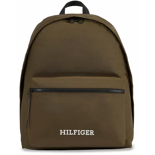 Tommy Hilfiger Nahrbtnik Th Monotype Dome Backpack AM0AM12112 Army Green RBN