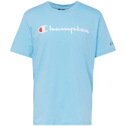 Champion Authentic Athletic Apparel Majica nebeško modra / rdeča / črna / bela