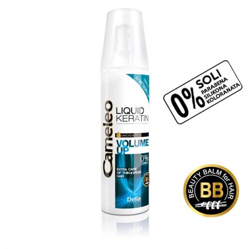 Delia CAMELEO BB - VOLUME UP - Tečni keratin sa uljem makadamije za tanku i slabu kosu 150ml Cijene
