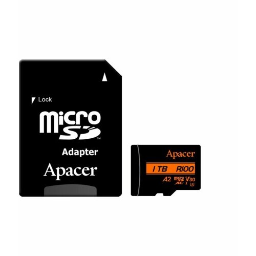 Apacer microSD XC 1TB spominska kartica UHS-I U3 R100 V30 A2 AP1TBMCSX10U8-R Cene