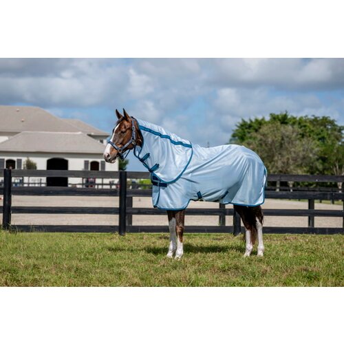 Horseware Ireland Pregrinjalo Amigo Bug Rug Plus, Azure Blue/Navy & Electric Blue - 145 cm Cene