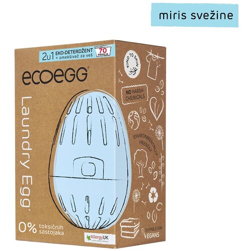 Eco Egg deterdžent za veš, miris svežine 70 pranja Slike