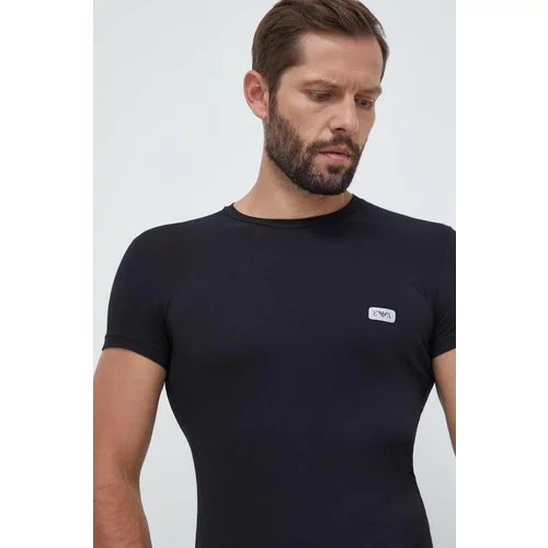 Emporio Armani Underwear Homewear majica kratkih rukava boja: crna, bez uzorka