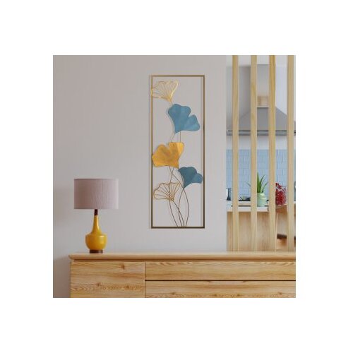 Wallxpert Zidna dekoracija 32x5x90cm, Zlatne boje Slike