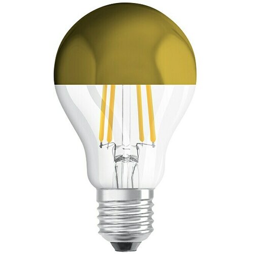 Osram LED sijalica sa ogledalnim vrhom FILAMENT E27/6,5W/230V 2700K zlatna - Osram Cene
