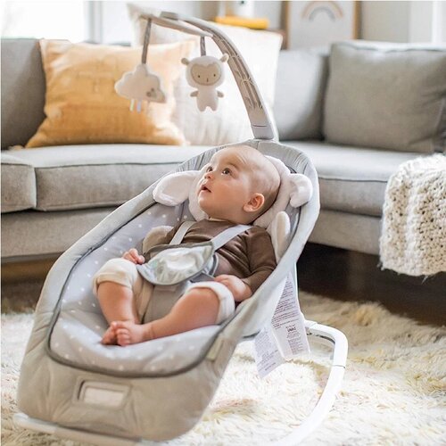 Kids II ležaljka rocking seat - cuddle lamb, 0-18kg SKU12118 Slike
