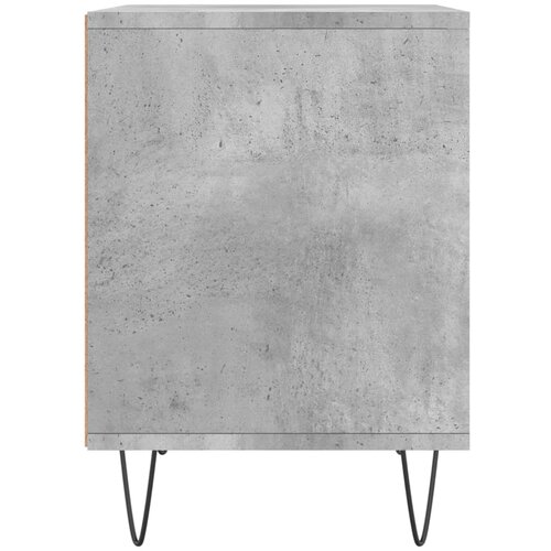  Noćni ormarići 2 kom boja betona 40x35x50 cm konstruirano drvo Slike
