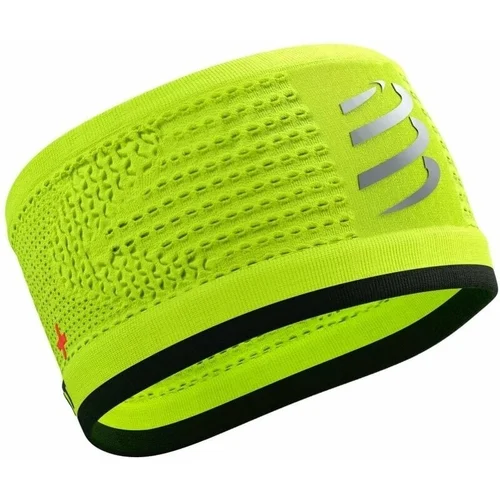 Compressport Headband On/Off Flash Fluo Yellow/Black UNI Tekaška čelna lučka