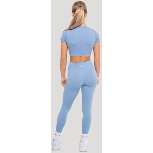 GymBeam Ženski top Crop Flow Azure XS Slike