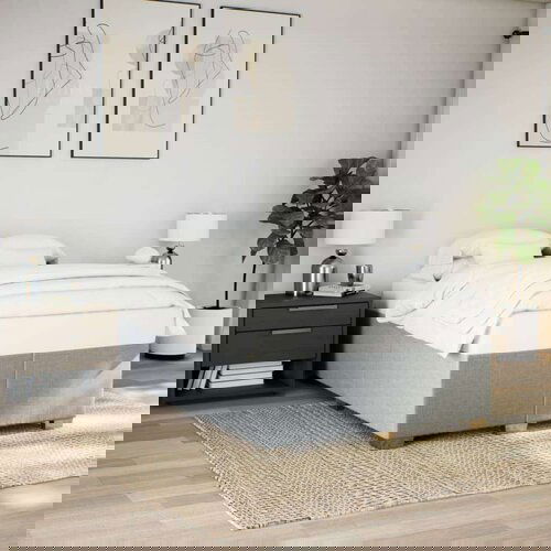 Okvir za krevet bez madraca svjetlosivi 160 x 200 cm od tkanine Slike