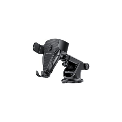 Univerzalni auto držač nosač za mobitel BOROFONE BH38 Magic bay one button center console car black Slike