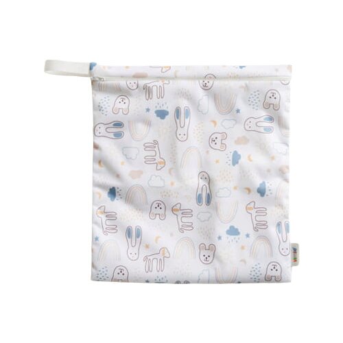 Vimse vodootporna torbica - srednja - White Teddy Slike