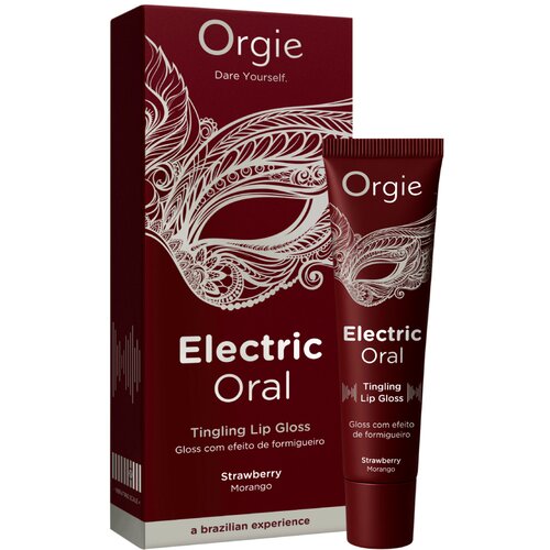 Orgie Electric Oral Tingling Lip Gloss Strawberry 10ml Slike