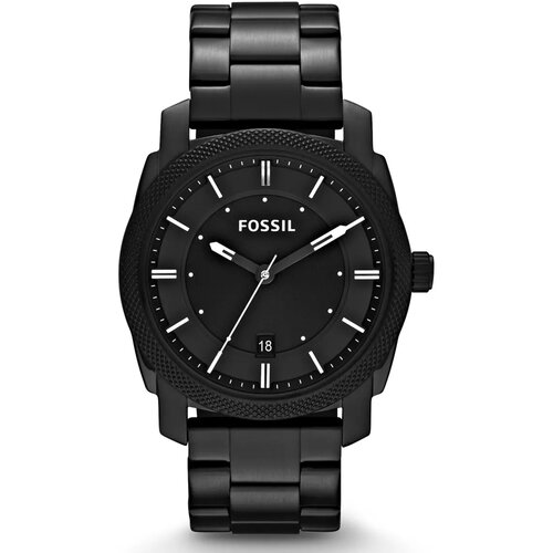 Fossil Analogni sat &amp;#039;Machine&amp;#039; crna Slike