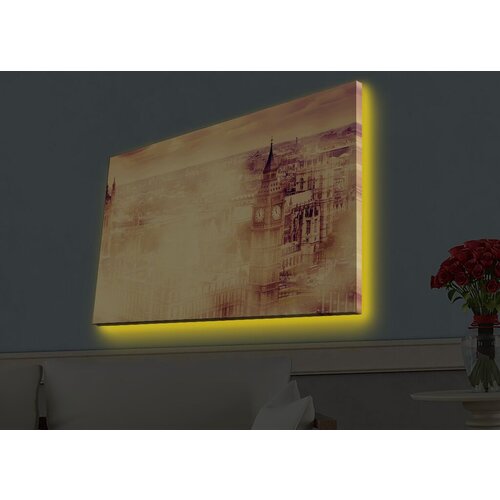 Wallity Slika sa LED osvetljenjem 4570HDACT-018, 45x70 cm Cene