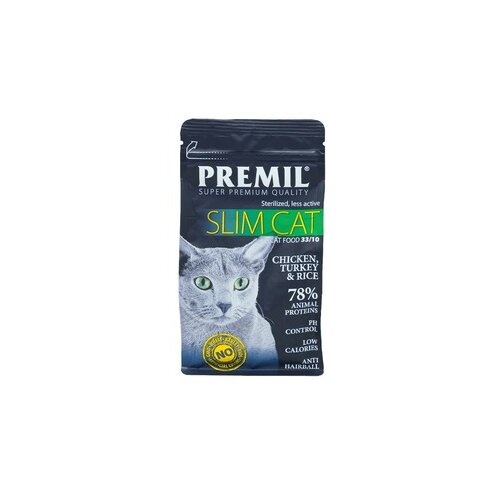 Premil suva hrana za mačke Super premium- Slim cat 1,5kg Cene