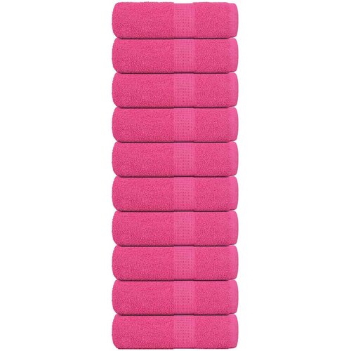 vidaXL Ručnici za pranje ŽABA 10 kom. Roze 30x30 cm 360 g/m&sup2; - Ružičasta 30 x 30 cm 10 Cijene