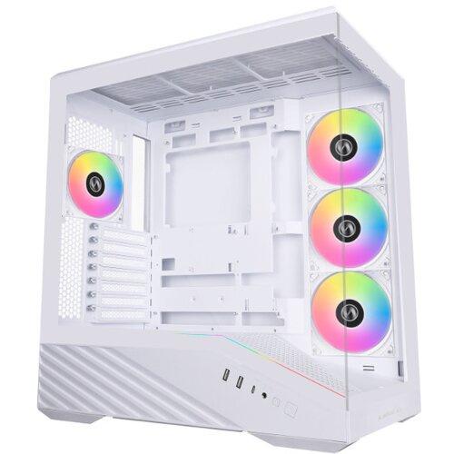 Lian Li kući&amp;scaron;te vector V100 Midi-Tower/ATX/RGB,/Window/BELO/G99.V100RW.00 Slike