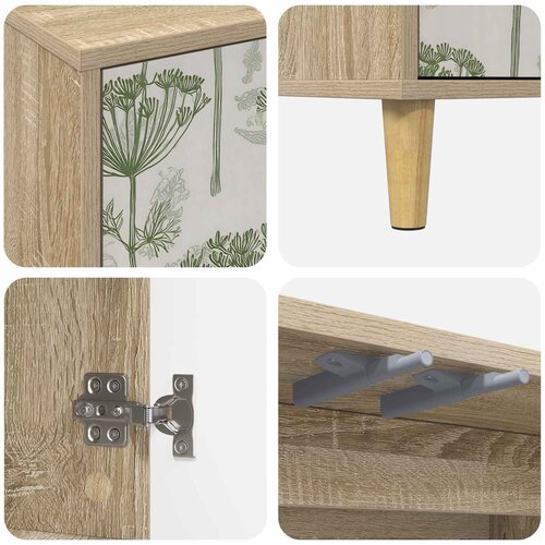  ormar GOTHA 69 x 33 x 50 cm Sonoma Konstruirano drvo Slike