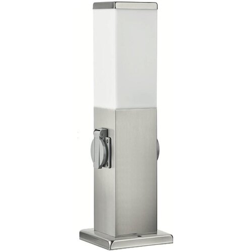  Brilagi - Spolja&scaron;nja lampa sa 2 SCHUKO utičnice NOVA 1xE27/15W/230V 40 cm IP44 hrom Cene