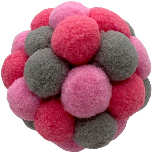 Aum&amp;uuml;ller Pink Plush žoga za mačke - 1 kos Slike