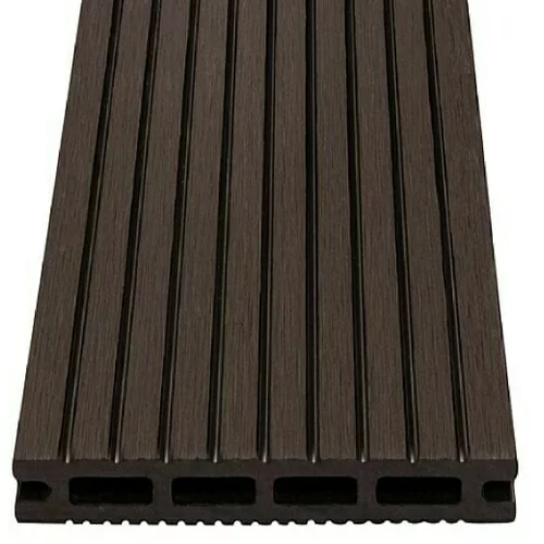  wpc terasna deska dark brown (300 x 13,5 x 2,1 cm, temno rjava)
