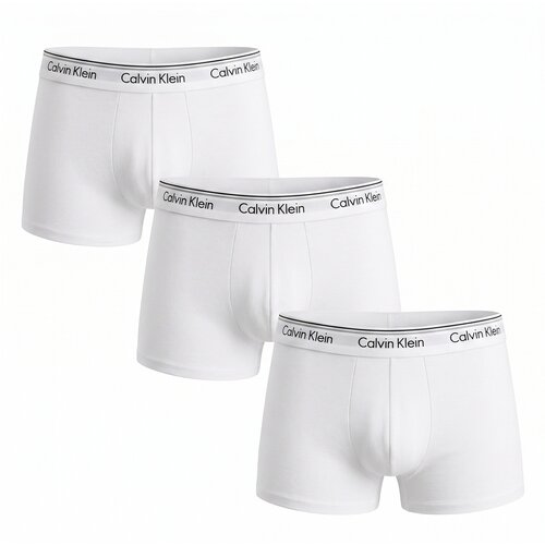 Calvin Klein Jeans Boksarice NP2817A Bela Slike