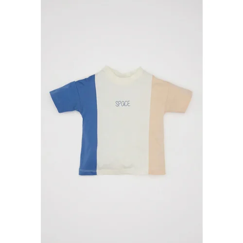 Defacto Baby Boy Color Blocked Short Sleeve T-Shirt