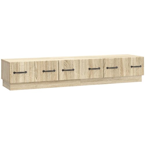 TV ormar Hrast sonoma 147 x 34,5 x 27 cm Konstruirano drvo Cene