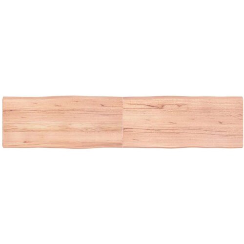 Stolna Mizna plo&amp;scaron;ča svetlo rjava 180x40x4 cm obdelana trdna hrastovina, (20817913) Slike