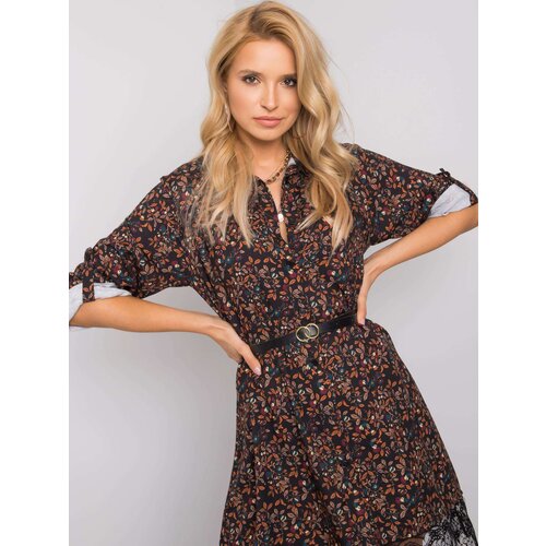 Fashion Hunters Dress-DHJ-SK-12398.01P-black Cene