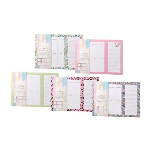  Biro Time play weekly mapa za planiranje nedeljna 19x27cm 52 lista miks ( 485366 ) Slike