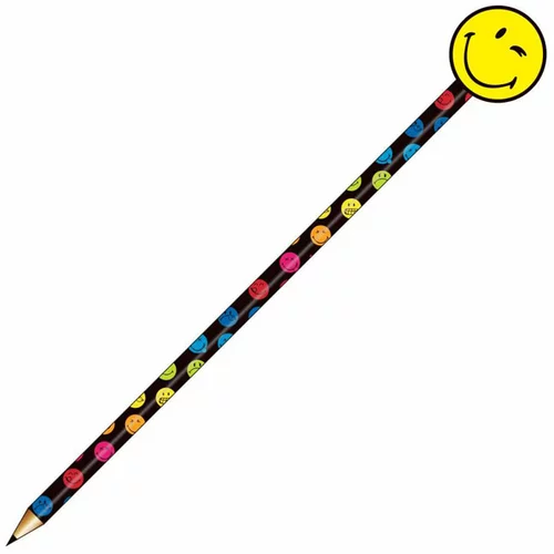  grafitni svinčnik Smiley z radirko, HB