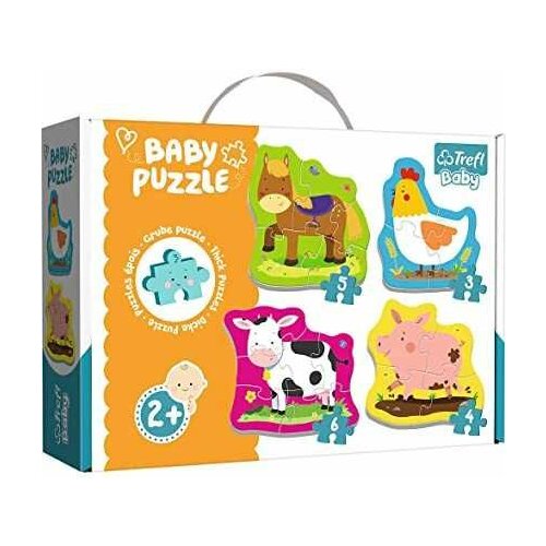 Trefl Puzzle baby classic animals - 4 puzle (3/4/5/6 delova) Slike