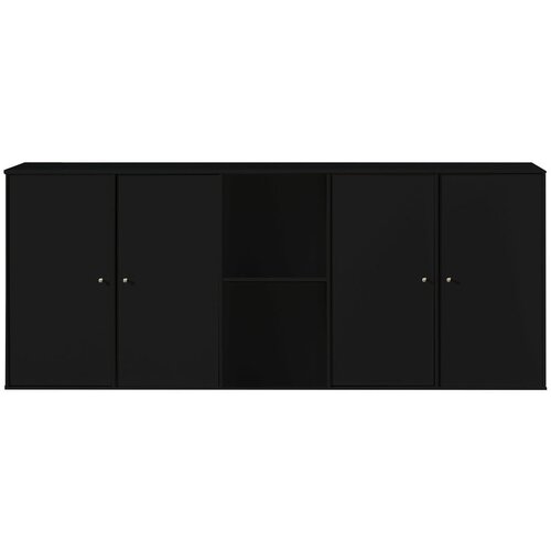 Hammel Črna stenska skrinja Mistral Kubus, 169 x 69 cm Slike
