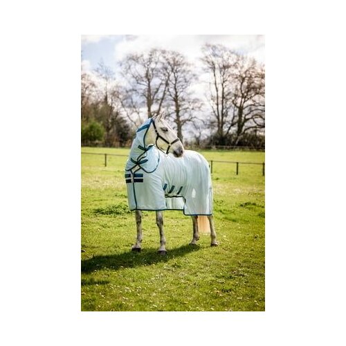 Horseware Ireland Pregrinjalo Amigo Bug Buster, Azure Blue/Navy & Electric Blue - 160 cm Cene