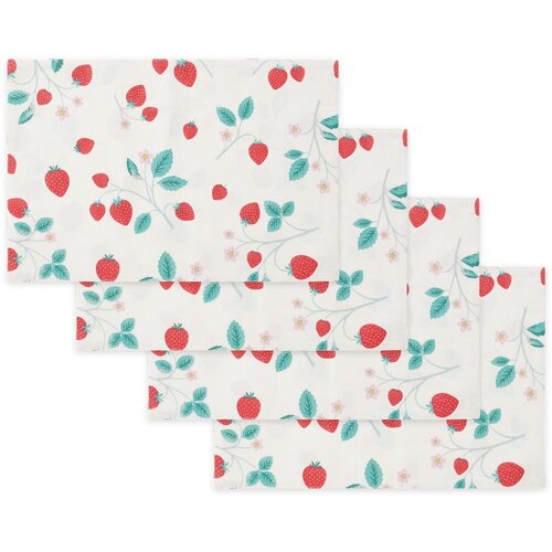 Catherine Lansfield Podmetač 4 kom 30x46 cm Strawberry Garden &amp;ndash; Slike