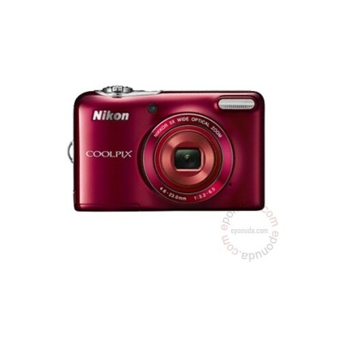 Nikon Coolpix L30 Red digitalni fotoaparat Slike