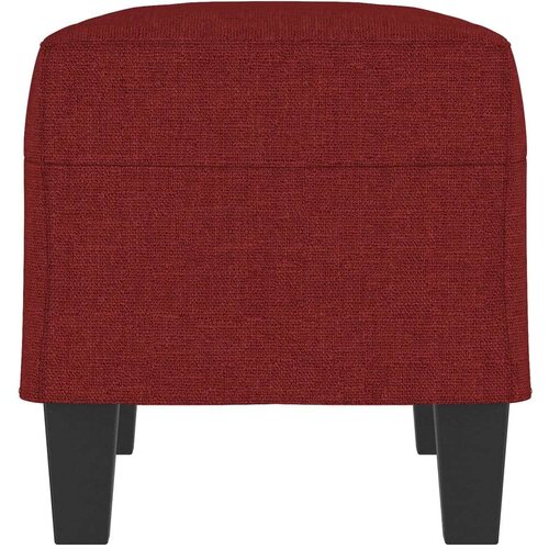  Klupa Crvena boja vina 70 x 35 x 41 cm od tkanine - boja crnog vina 70 x 35 x 41 cm Slike